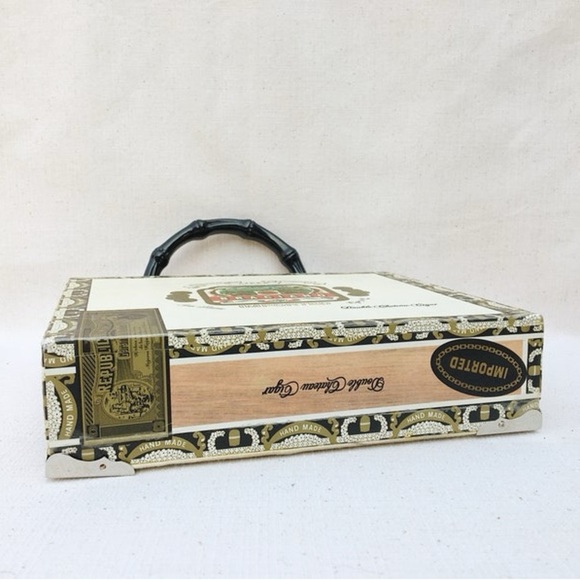 Vermouth Bianco Art Deco Cigar Box Purse - Picture 7 of 16